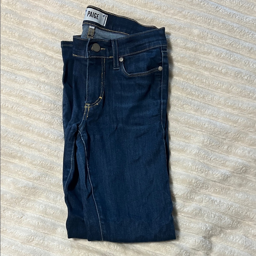 PAIGE Women's Deep Indigo Skinny Jeans